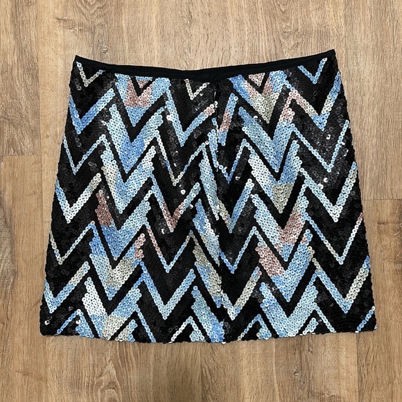 MUSTARD SEED | Sequin Chevron Skirt - Picture 3 of 3